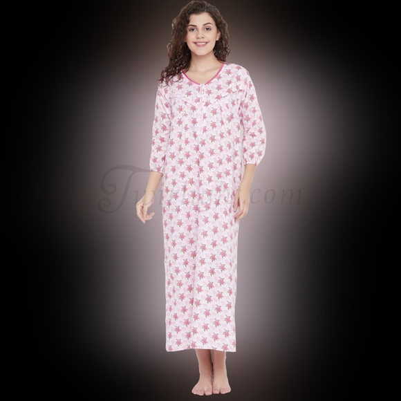 Floral Nightgown - Picture 2 of 3